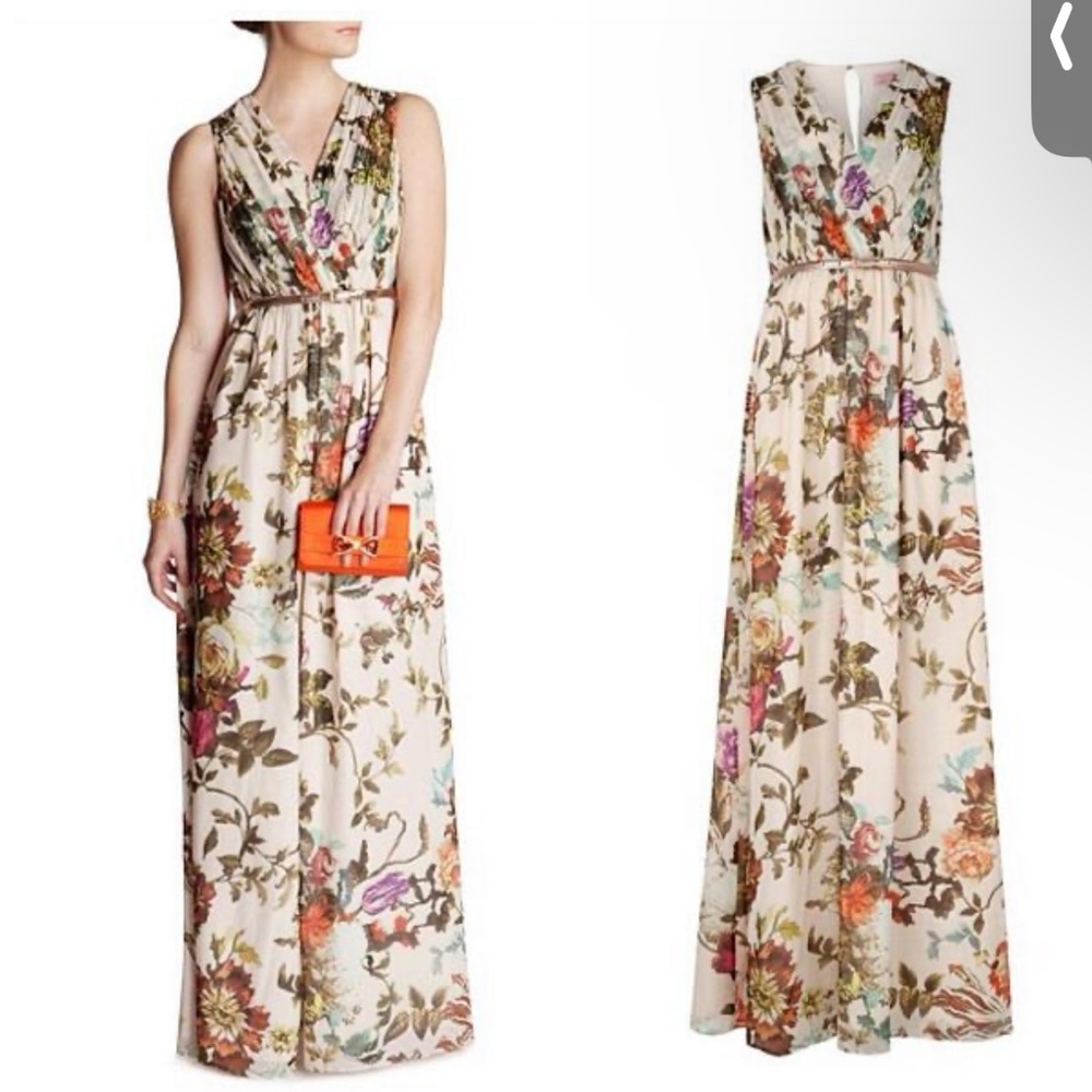 Ted Baker floral maxi dress size 2 in ted baker sizes